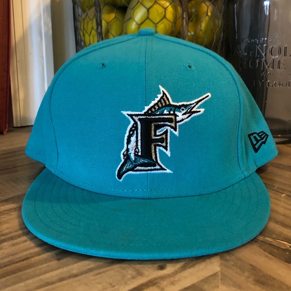 throwback marlins hat